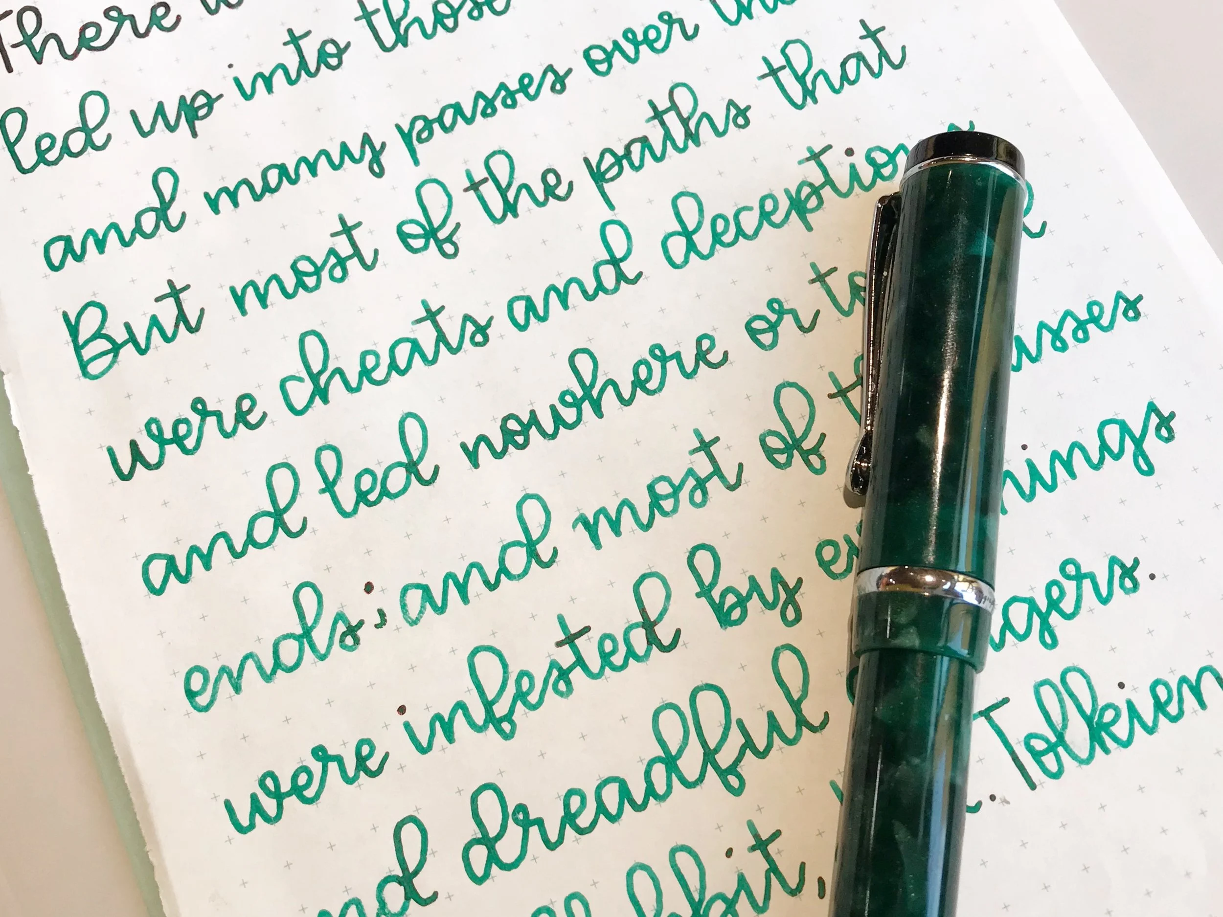 Ink Review #161: Robert Oster Green Diamond — Mountain of Ink